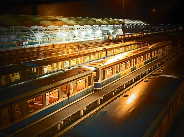 Bahnhof Nacht