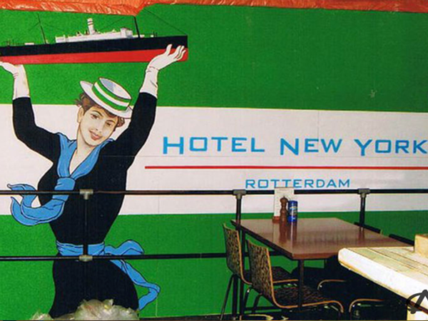 Sommerfrische Hotel New York Wand gesprüht sprayed
