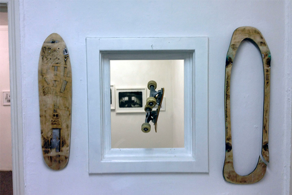 framedskate eingerahmtes schwebendes Skateboard